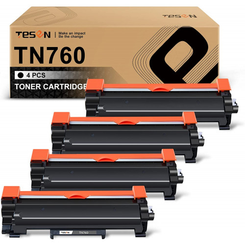 Brother TN760 Toner Cartridge 4 Pack